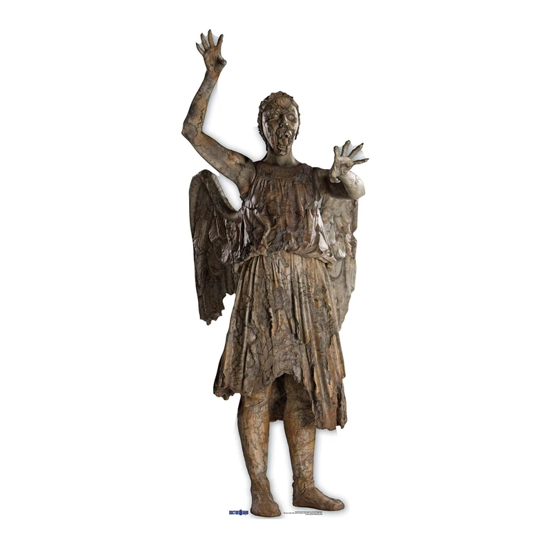 Attacking Weeping Angel 182cm Lifesize Cardboard Cutout. - Image 1