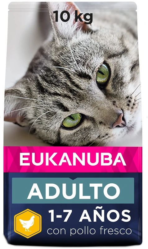 Eukanuba Dry Cat Food Adult Chicken Liver, 10 Kg