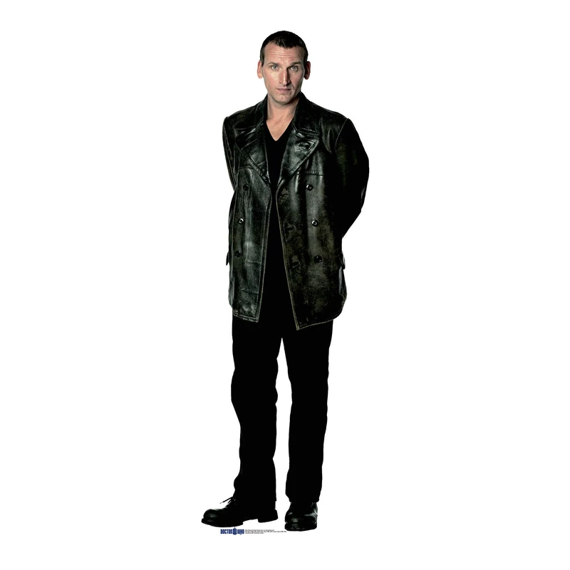 Star Cutouts SC322 Doctor Who Ninth Doctor Christopher Eccleston Lifesize Cardboard Cutout – Revival Era Doctor Display for Whovians & Collectors
