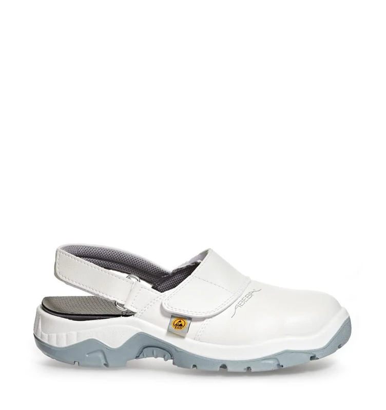 Abeba 32120-38 Size 38 "ESD-Anatom Safety-Clog Shoe - White