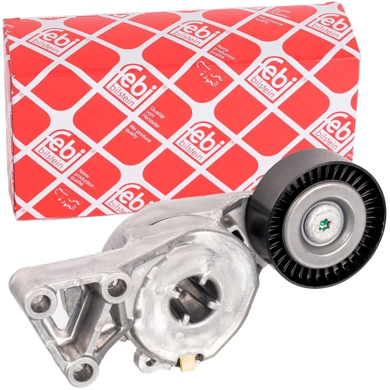 febi bilstein 14714 Tensioner Assembly for auxiliary belt, pack of one
