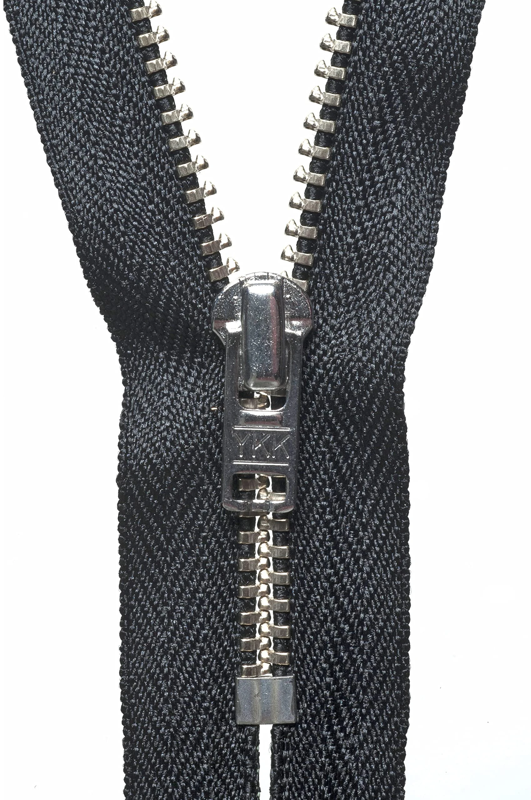 YKK Auto Lock Zip, No. 580 Black, 15 cm Length
