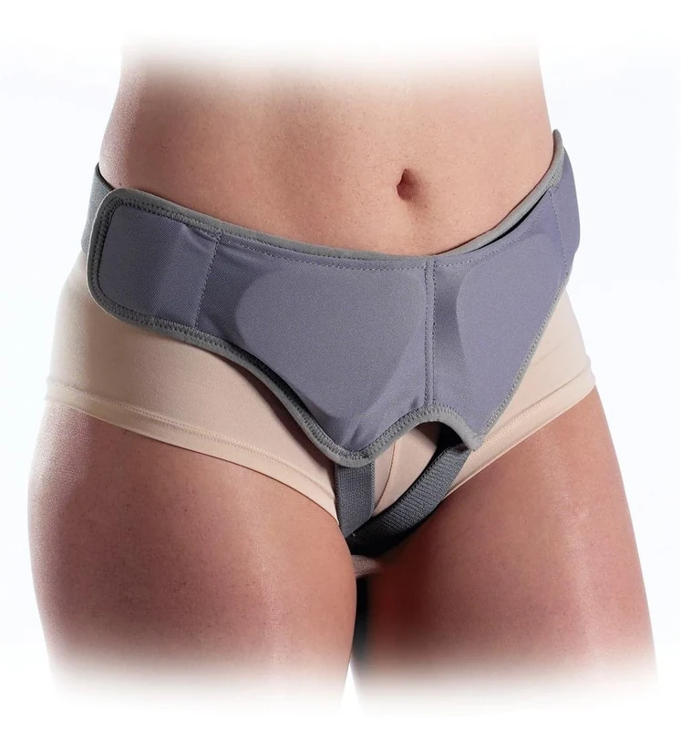 Hernia Belt Small, Gentle Relief from Reducible Inguinal Hernias, Use for Single & Double Hernias, Supports Weakened Muscles, Features Removable Foam Compression Pads for Gradual Pressure - Image 1