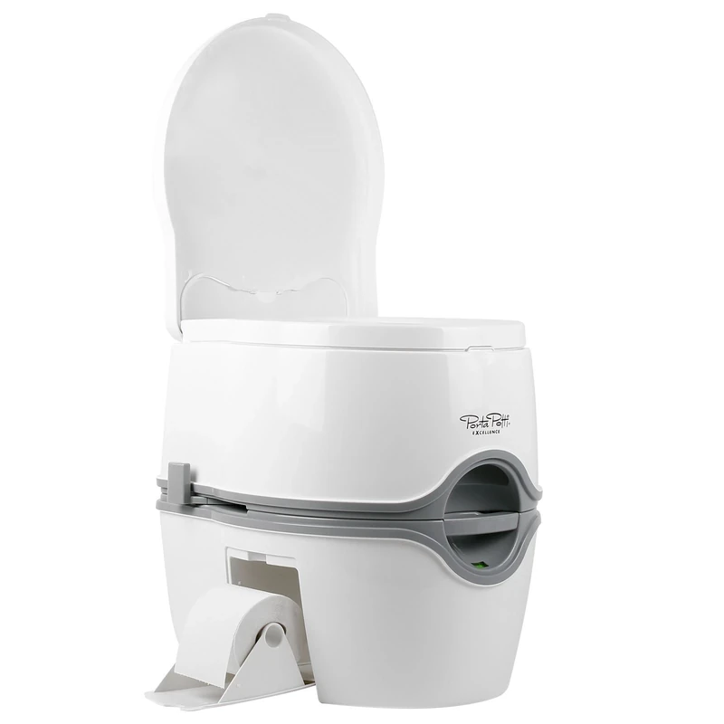 Thetford 92305 Porta Potti 565P Excellence Portable Toilet (Manual), 448 x 388 x 450 mm, White