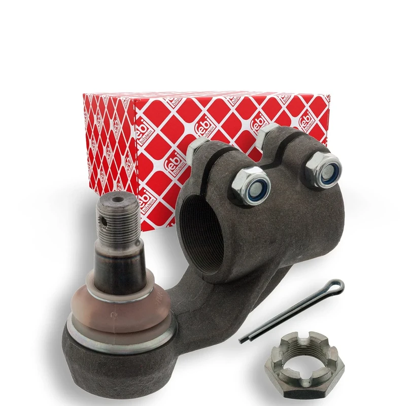 febi bilstein 03956 Tie Rod End with castle nut and cotter pin, pack of one