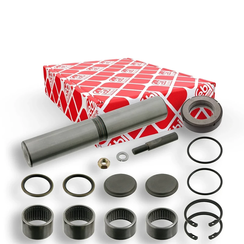 febi bilstein 08535 King Pin Set with thrust bearing, single set, pack of one