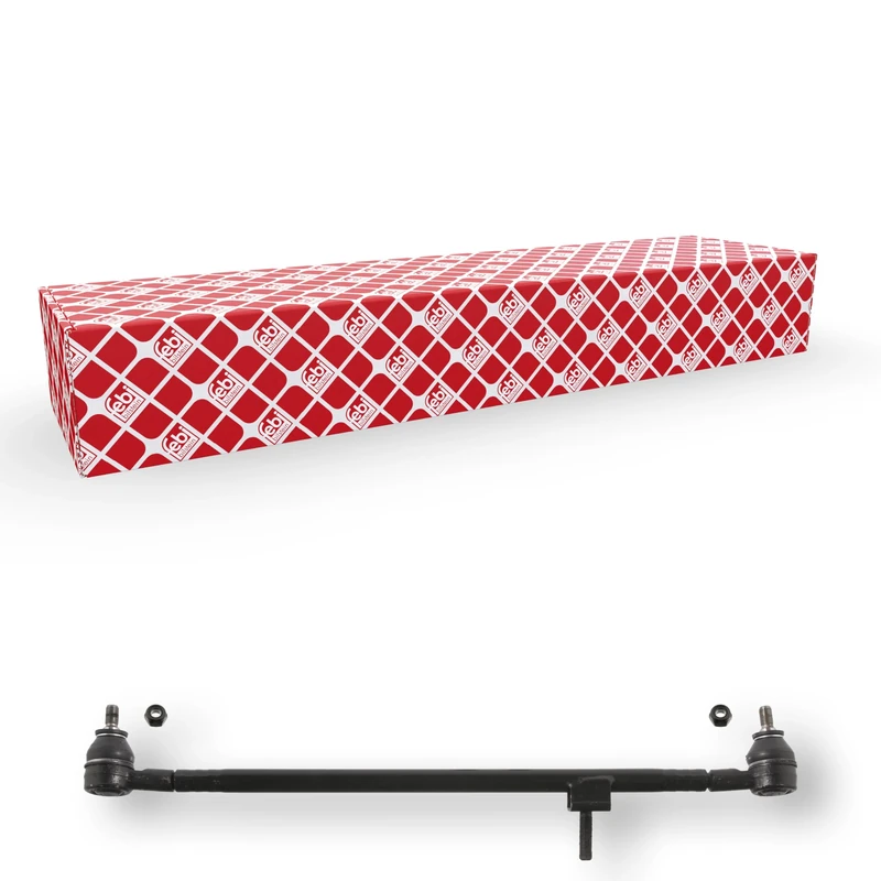 febi bilstein 01729 Tie Rod with end fittings and lock nuts, pack of one