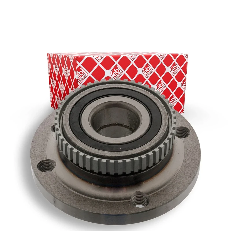 febi bilstein 04044 Wheel Bearing Kit with wheel hub and ABS sensor ring, pack of one