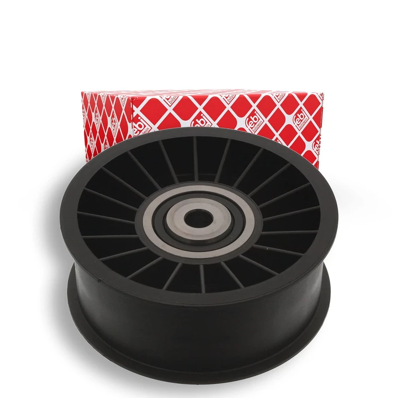 febi bilstein 06370 Tensioner Pulley for auxiliary belt, pack of one