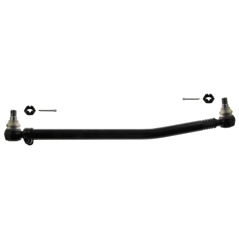 febi bilstein 06372 Drag Link with castle nuts and cotter pins, from steering gear to 1st front axle, pack of one
