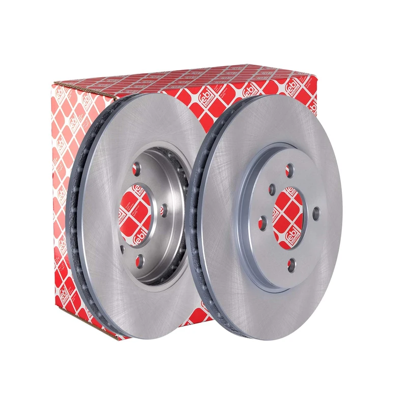 febi bilstein 04059 Brake Disc Set (2 Brake Disc) front, internally ventilated, No. of Holes 4
