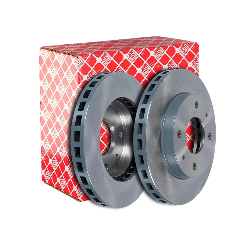 febi bilstein 14924 Brake Disc Set (2 Brake Disc) front, internally ventilated, No. of Holes 4