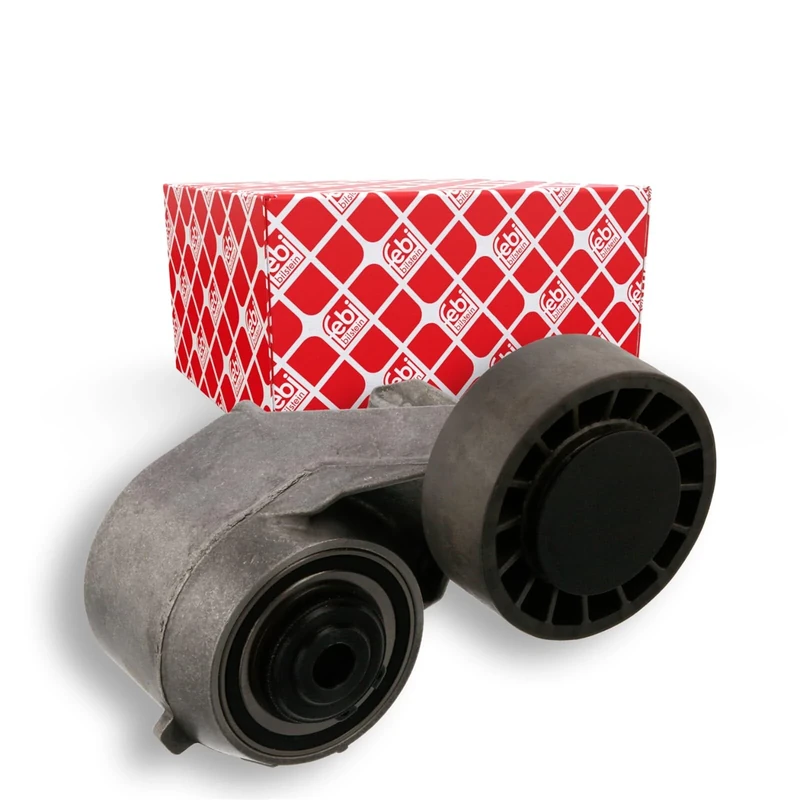 febi bilstein 06385 Tensioner Assembly for auxiliary belt, pack of one