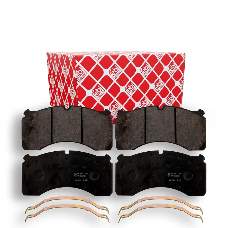 febi bilstein 16717 Brake Pad Set with fastening material, 1 unit