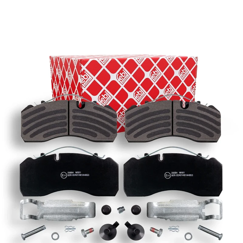 febi bilstein 16719 Brake Pad Set with fastening material, 1 unit