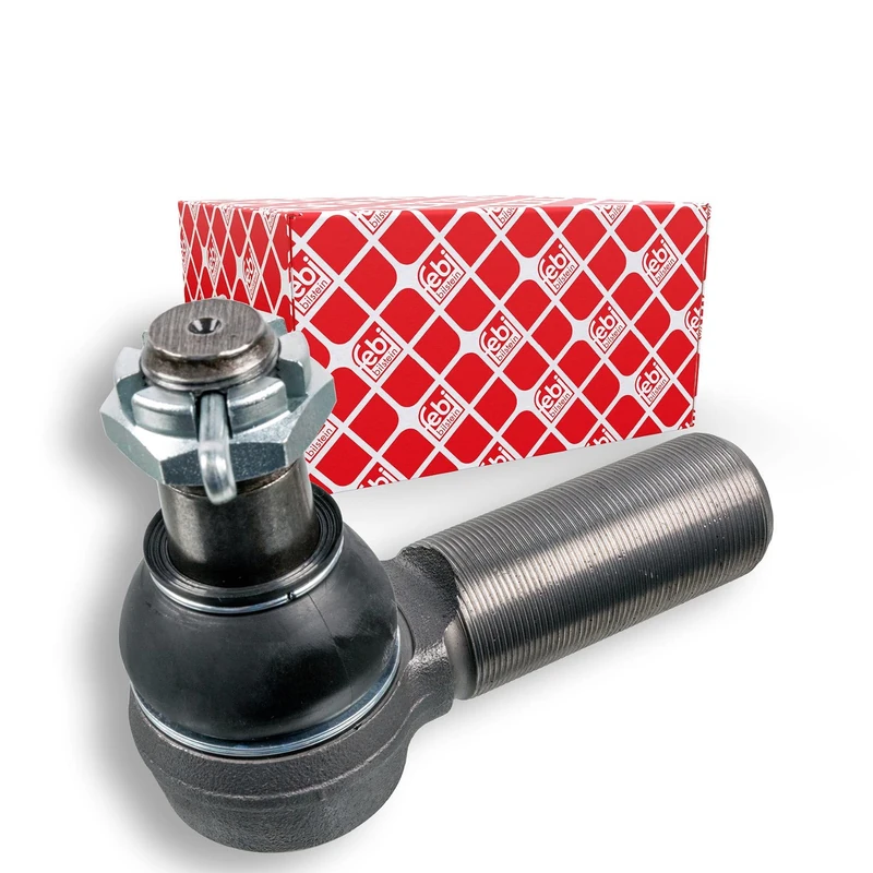 febi bilstein 15615 Tie Rod End with castle nut and cotter pin, pack of one