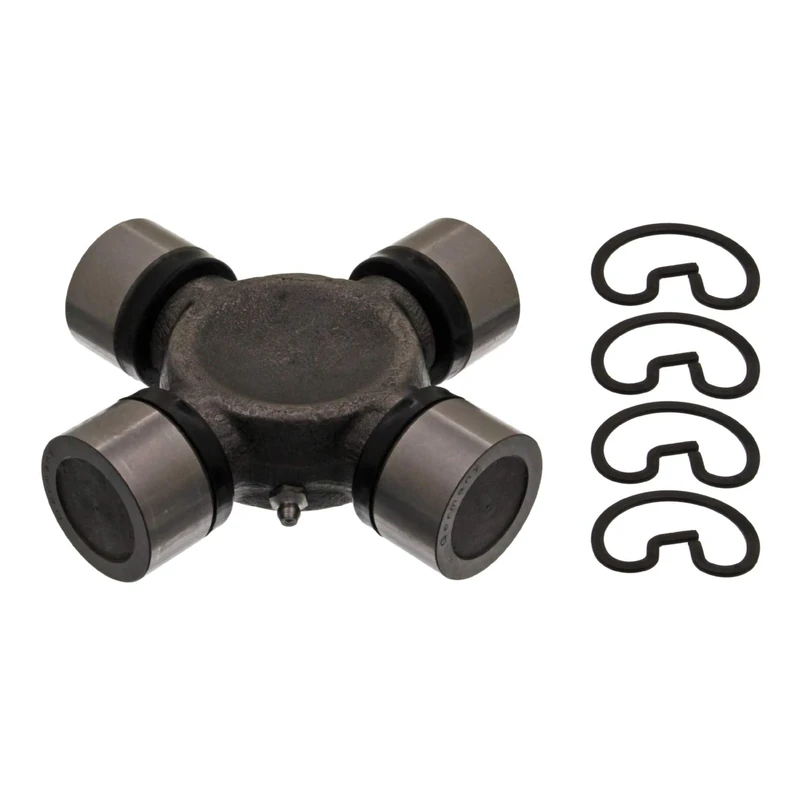 febi bilstein 10491 Universal Joint for propshaft, with grease nipple, pack of one