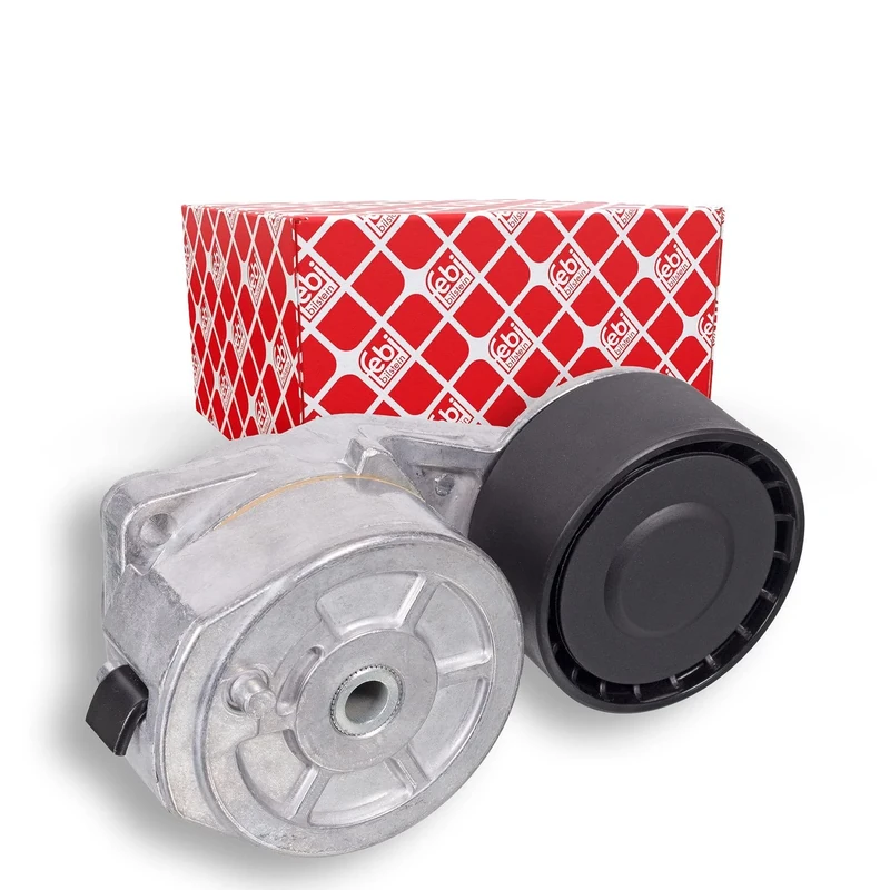 febi bilstein 18530 Tensioner Assembly for auxiliary belt, pack of one