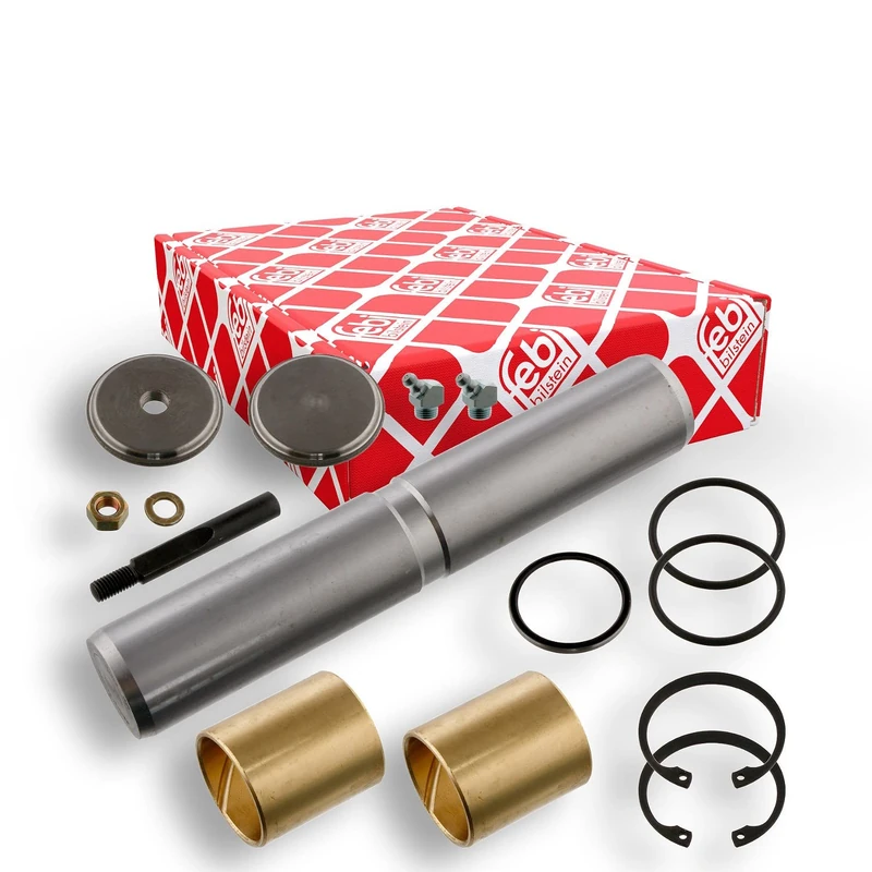 febi bilstein 12362 King Pin Set without thrust bearing, single set, pack of one