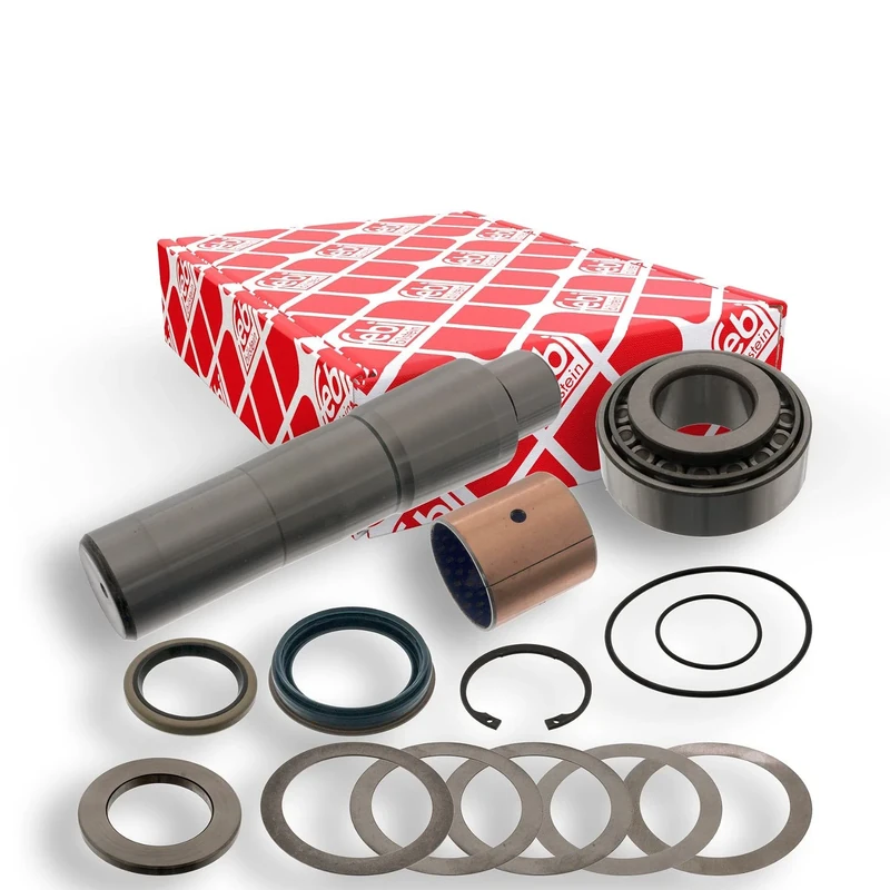 febi bilstein 09937 King Pin Set with friction bearing, pack of one