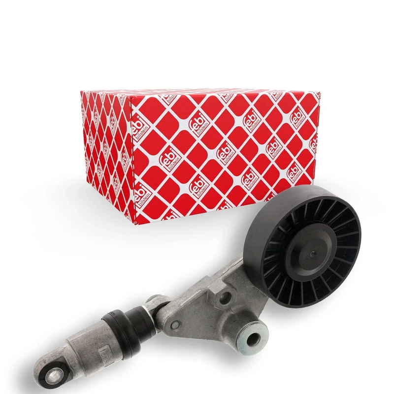 febi bilstein 14373 Tensioner Assembly for auxiliary belt, pack of one