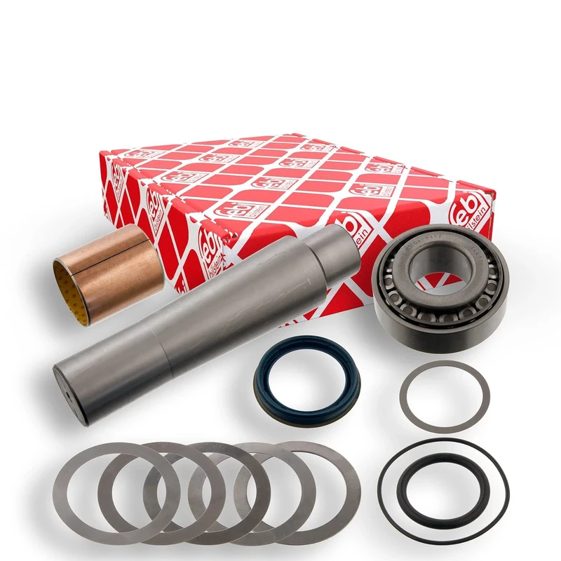 febi bilstein 05016 King Pin Set with friction bearing, pack of one