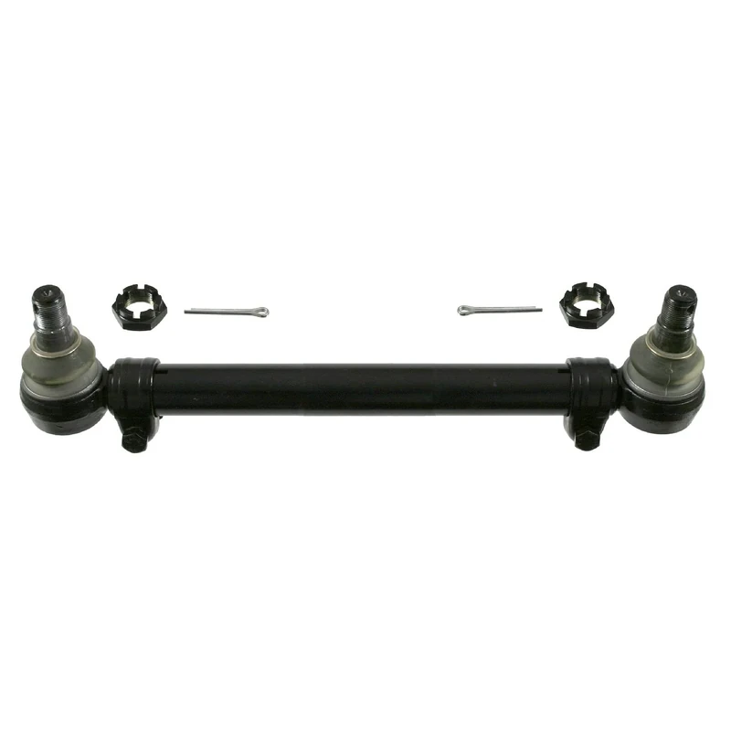 febi bilstein 21730 Drag Link with castle nuts and cotter pins, from 2nd idler arm to steered rear axle, pack of one