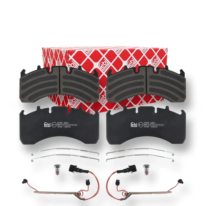 febi bilstein 16780 Brake Pad Set with fastening material, 1 unit