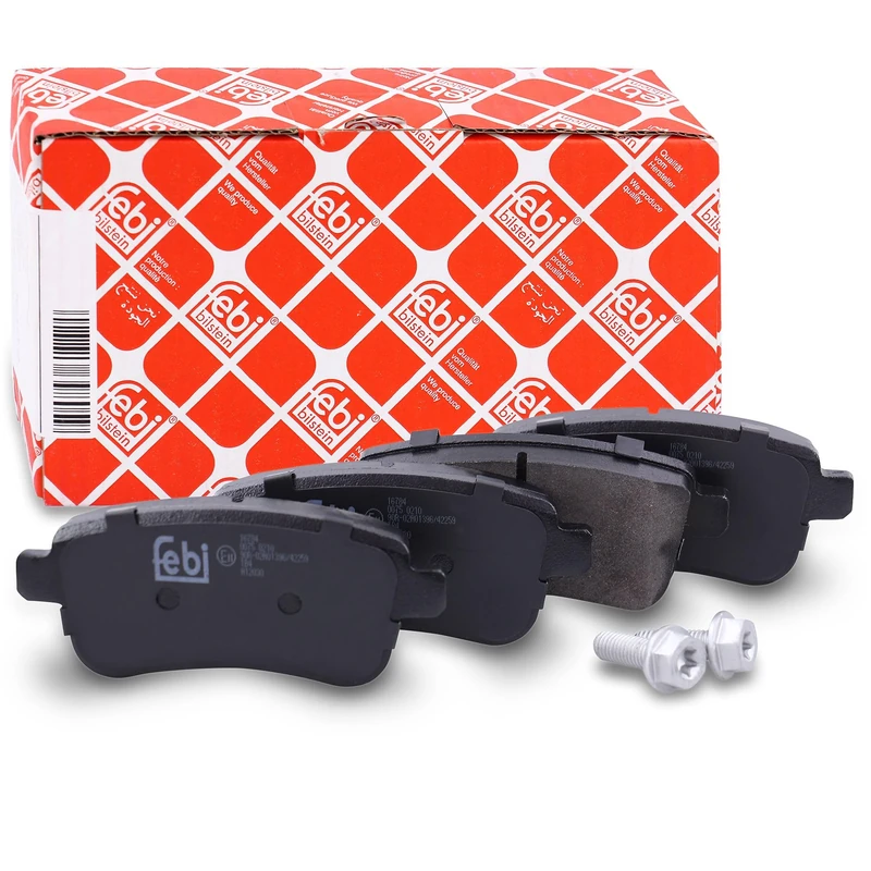 febi bilstein 16784 Brake Pad Set with bolts, 1 unit