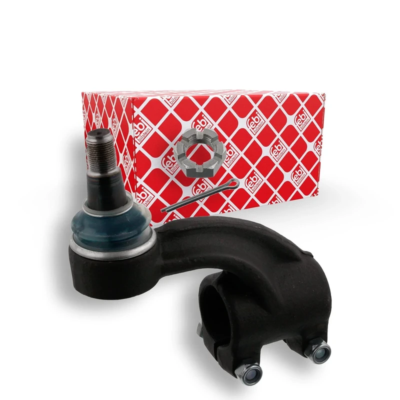 febi bilstein 01910 Tie Rod End with castle nut and cotter pin, pack of one