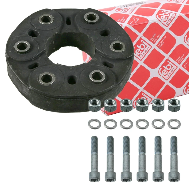febi bilstein 19108 Flexible Coupling Kit for propshaft, pack of one