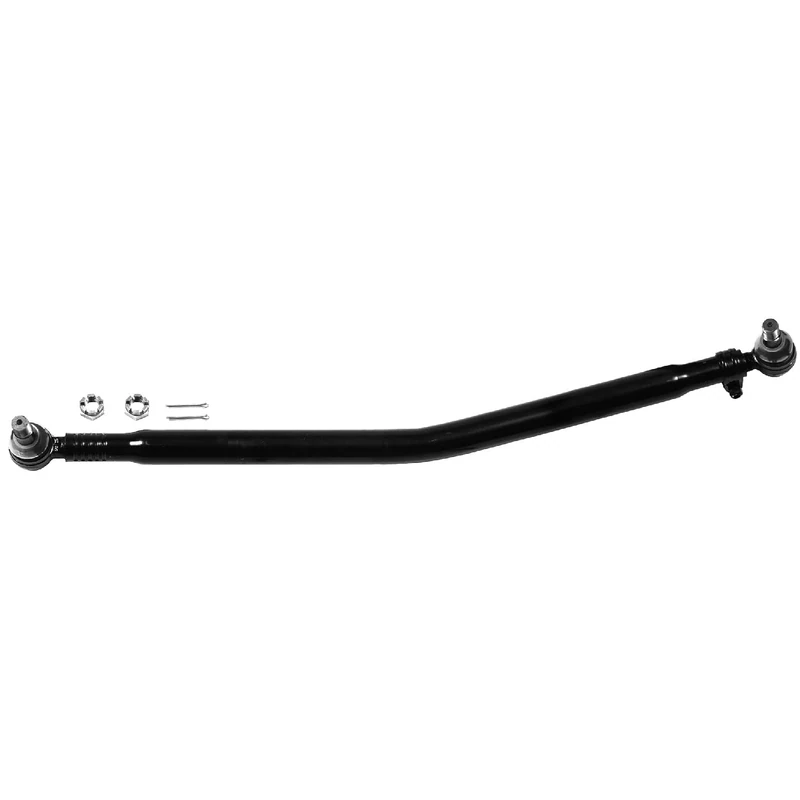 febi bilstein 18097 Drag Link with castle nuts and cotter pins, from steering gear to 1st front axle, pack of one