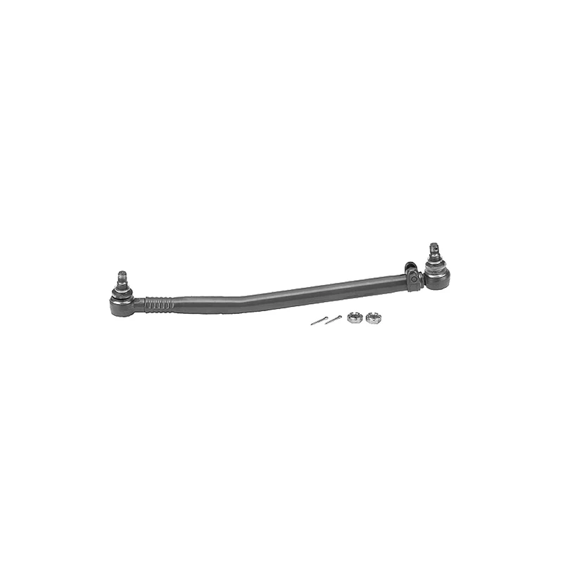 febi bilstein 15136 Drag Link with castle nuts and cotter pins, pack of one