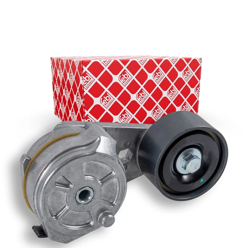 febi bilstein 23266 Tensioner Assembly for auxiliary belt, pack of one