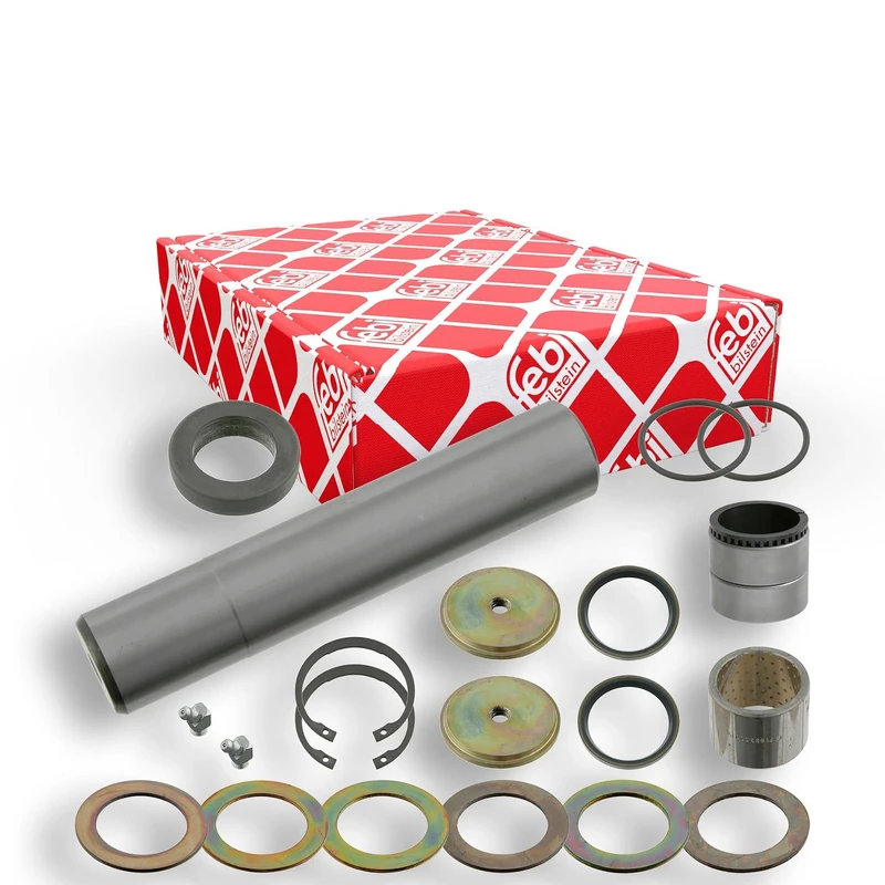 febi bilstein 10608 King Pin Set with thrust bearing, single set, pack of one