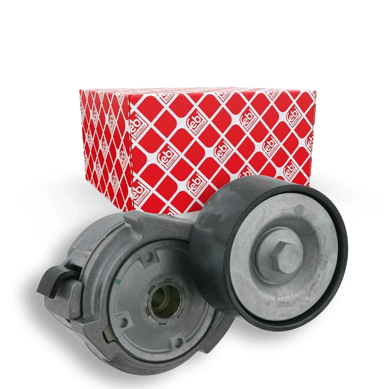 febi bilstein 23276 Tensioner Assembly for auxiliary belt, pack of one
