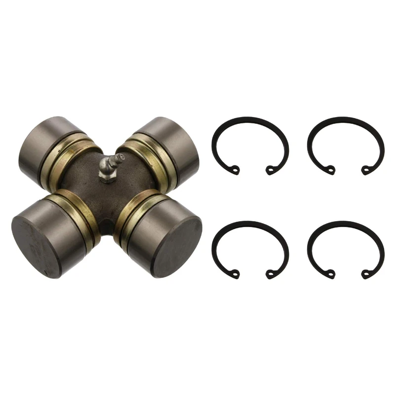 febi bilstein 14509 Universal Joint for propshaft, with grease nipple, pack of one