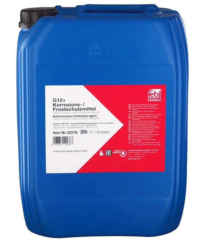 febi bilstein 22276 Coolant G12+, pack of one