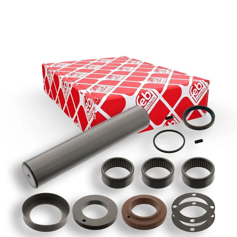 febi bilstein 19173 King Pin Set with thrust bearing, single set, pack of one