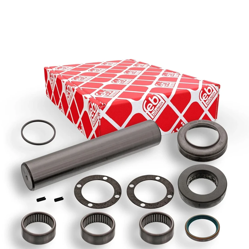 febi bilstein 19174 King Pin Set with thrust bearing, single set, pack of one