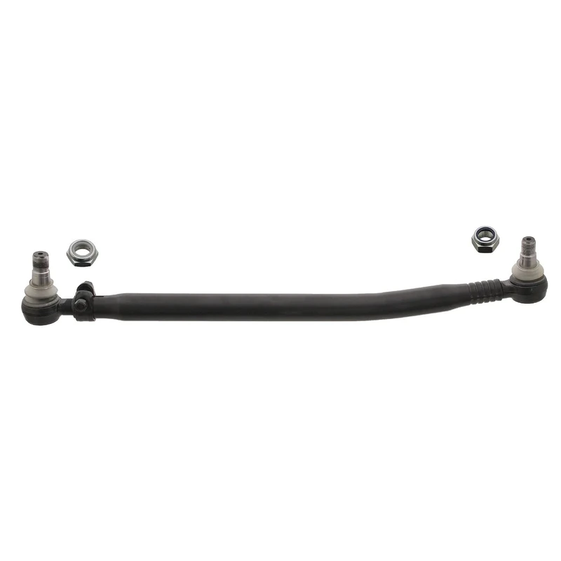 febi bilstein 15783 Drag Link with lock nuts, from steering gear to 1st front axle, pack of one