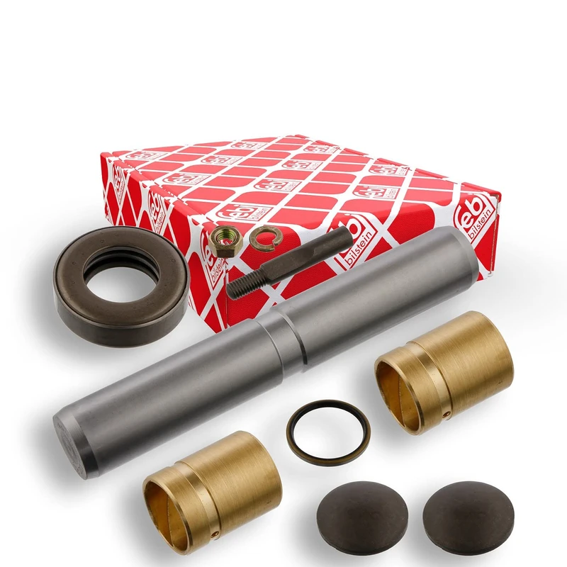 febi bilstein 04295 King Pin Set with thrust bearing, single set, pack of one