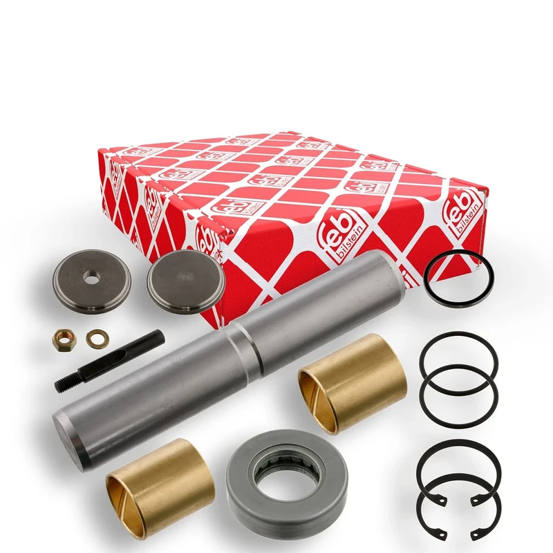 febi bilstein 04320 King Pin Set with thrust bearing, single set, pack of one