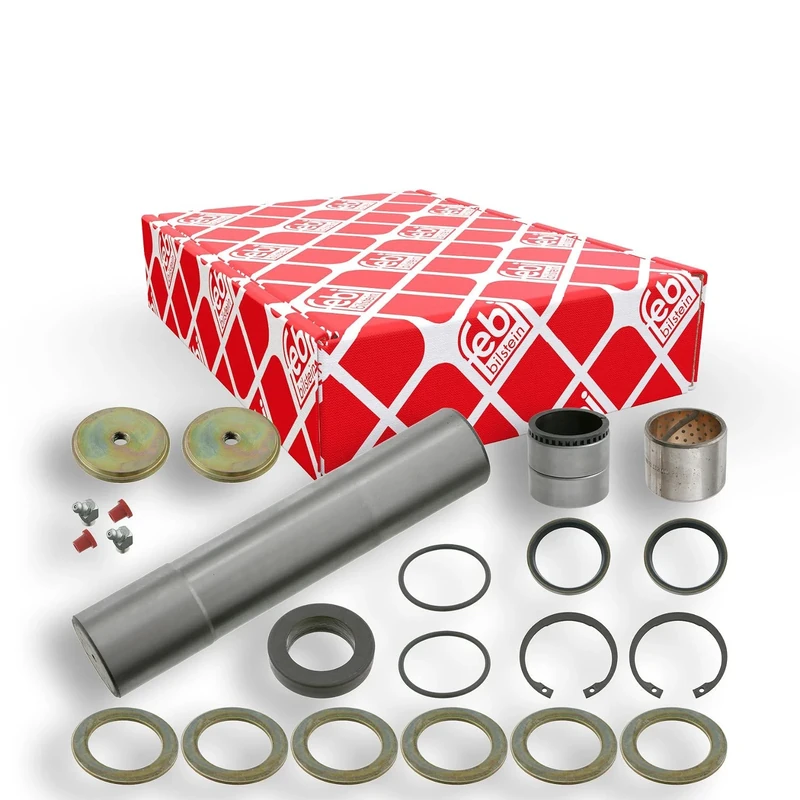 febi bilstein 15216 King Pin Set with thrust bearing, single set, pack of one