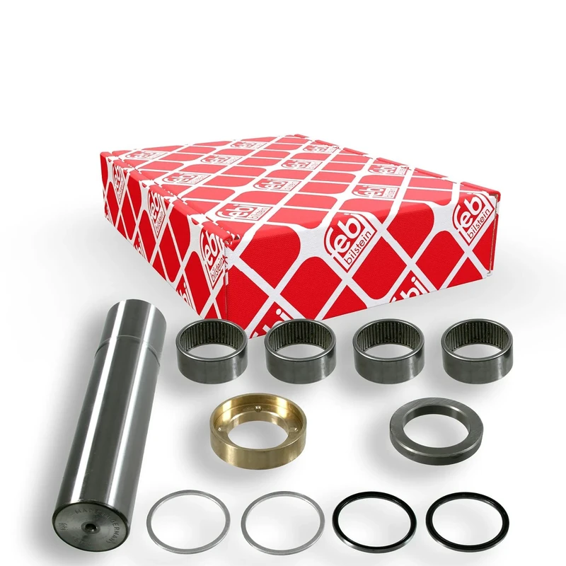 febi bilstein 15813 King Pin Set without thrust bearing, single set, pack of one