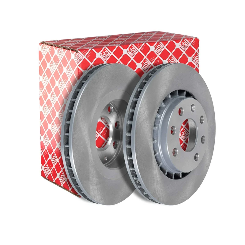 febi bilstein 05179 Brake Disc Set (2 Brake Disc) front, internally ventilated, No. of Holes 4