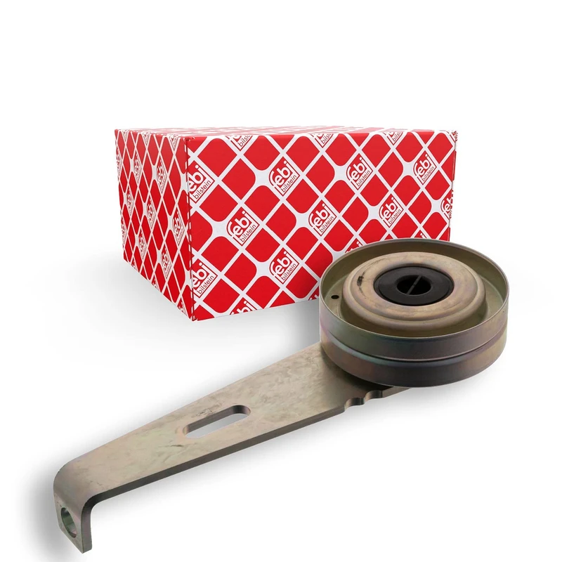 febi bilstein 11348 Tensioner Pulley for auxiliary belt, pack of one