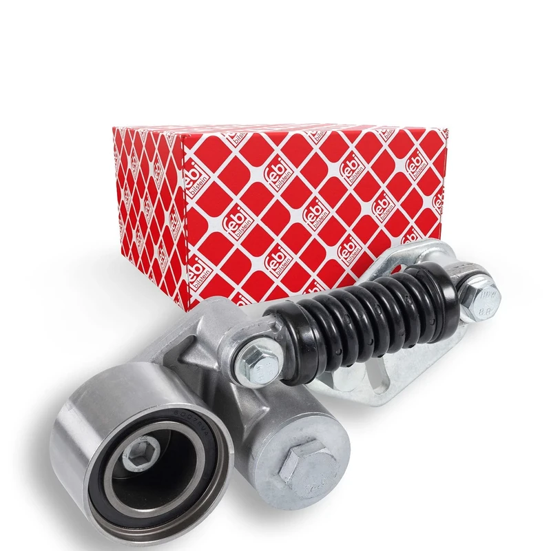 febi bilstein 22859 Tensioner Assembly for auxiliary belt, pack of one