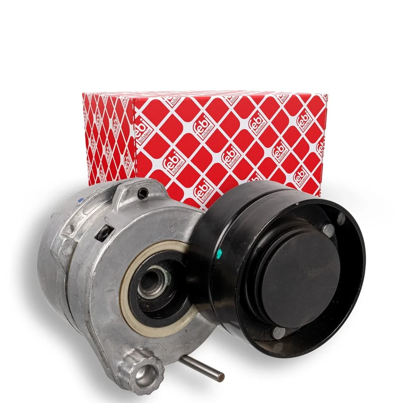 febi bilstein 30722 Tensioner Assembly for auxiliary belt, pack of one