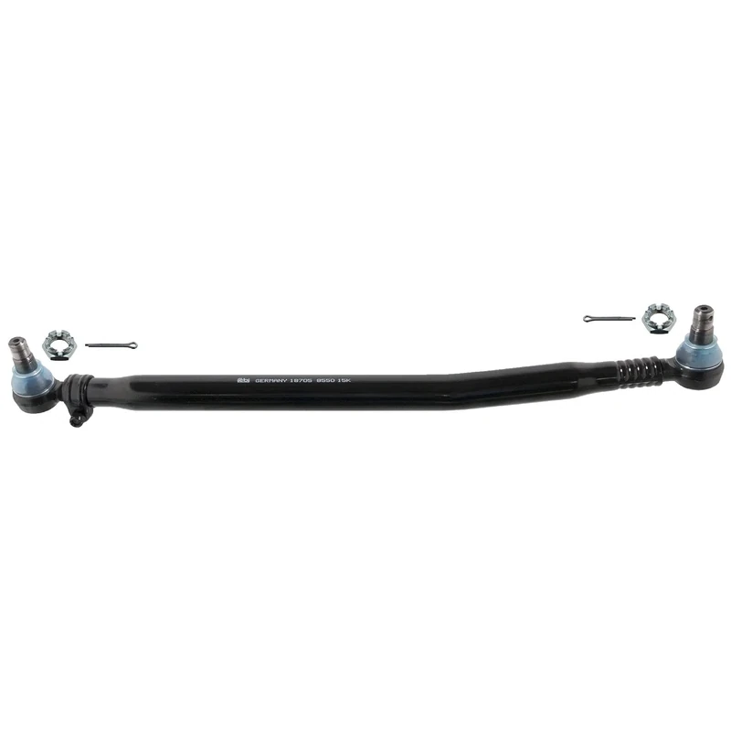 febi bilstein 18705 Drag Link with castle nuts and cotter pins, pack of one